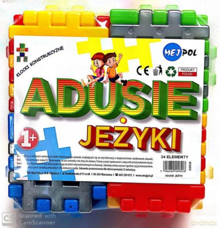 Klocki Jeżyki 24 elementy [KLOCKI]