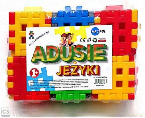 Klocki Jeżyki 36 elementów [KLOCKI]