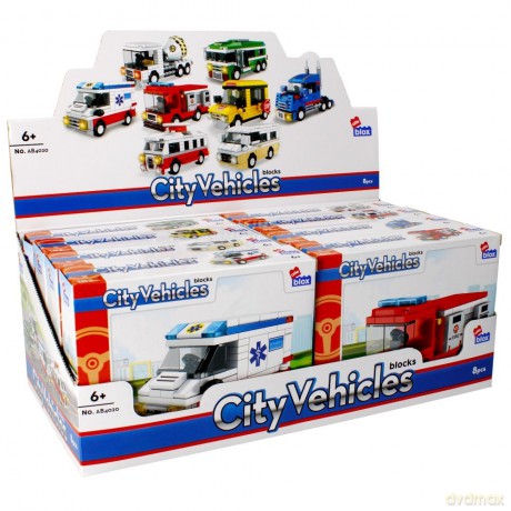 Klocki konstrukcyjne Alleblox City 92-102el mix [KLOCKI]