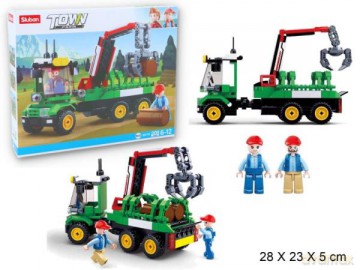 Klocki Sluban Farma Samochód transportujący drewno 209 el. 135372 [KLOCKI]