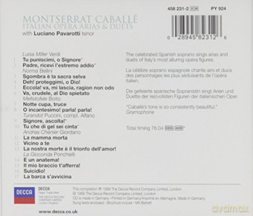 Caballe Montserrat: Italian Opera Arias And Duets [CD]