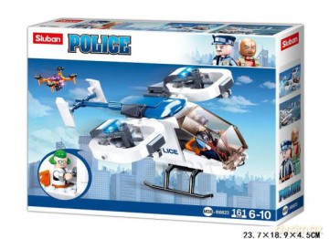Klocki Sluban Policja Helikopter 161 el. 158003 [KLOCKI]