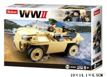 Klocki Sluban Wojsko Samochód wojskowy 103 el. 119869 [KLOCKI]