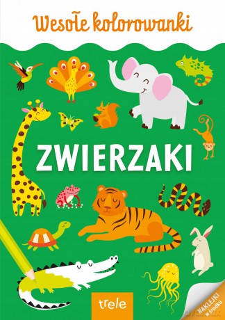 Kolorowanka A4. Zwierzaki