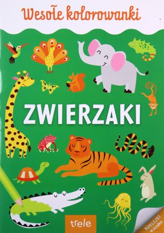 Kolorowanka A4. Zwierzaki