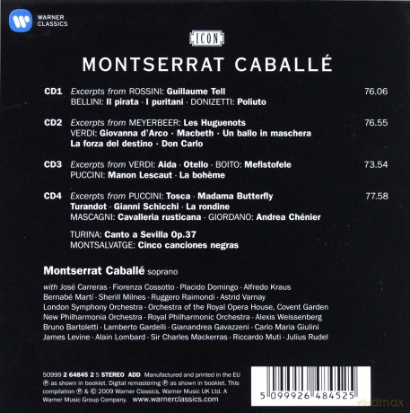 Montserrat Caballe: Icon: Montserrat Caballe (Limited) [4CD]