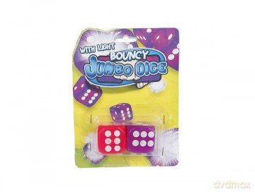 Kostki duże ze światłem 3,6 cm 621176 Hipo
