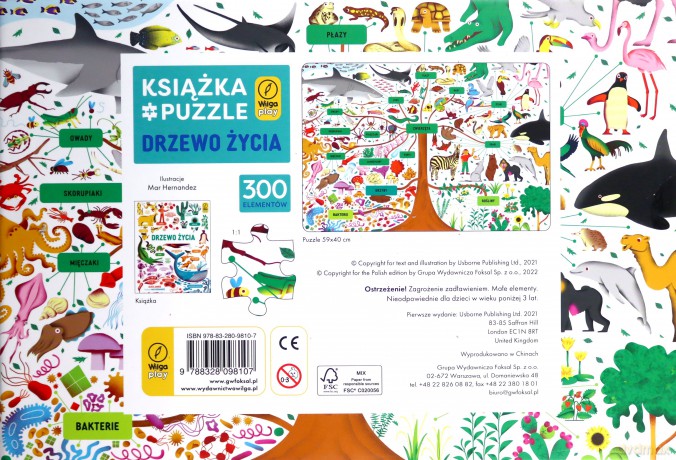 Książka i puzzle II. Drzewo życia