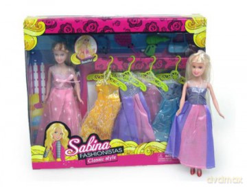 Lalka 17 cm z ubrankami 3-rodzaje 17 cm HLA091 Hipo mix