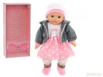 Lalka 40 cm dziewczynka z dźwiękiem w pudełku 534087