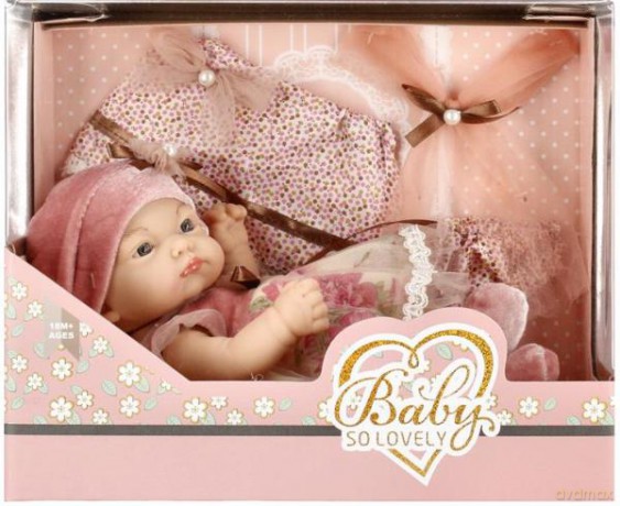 Lalka bobas 25 cm + akcesoria MC