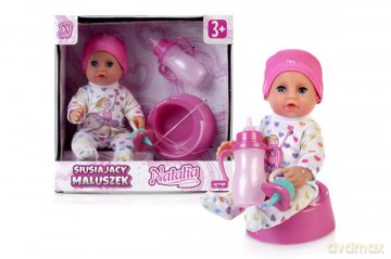 Lalka Natalia siusiający maluszek 17 cm 122194