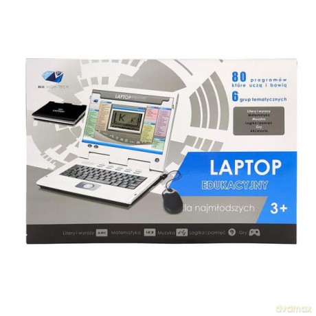 Laptop edukacyjny z zasilaczem 459389