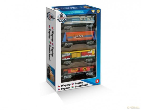 LocoToys 4 wagony zestaw 02820