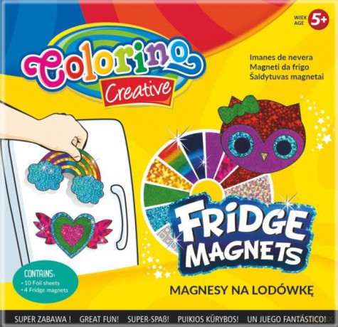 Magnes na lodówkę Kids Creative mix 4 wzorów.