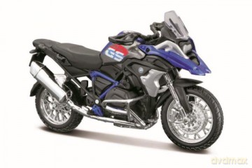 MAISTO 39300 BMW R 1200 GS 2017 z podstawką niebieski 1:18