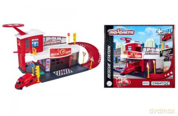 MAJORETTE Creatix Stacja ratunkowa + 1 pojazd