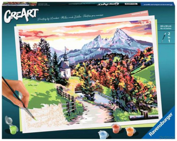 Malowanka CreArt: Piękna Bawaria 202744 RAVENSBURGER malowanie po numerach