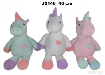 Maskotka Jednorożec 40 cm 3 kolory MIX