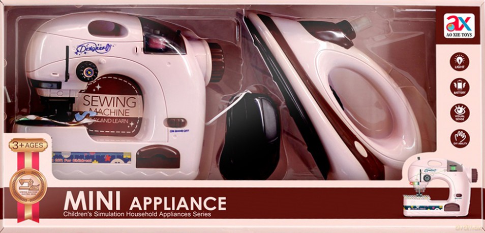 Maszyna do szycia plus żelazko baterie i światło 501096