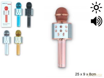 Mikrofon karaoke bezprzewodowy dla dzieci głośnik 178846 mix