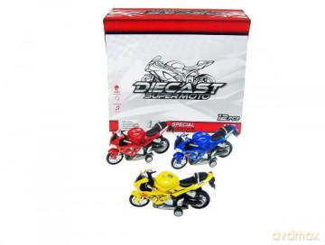 Motocykl 17 cm światło dźwięk 777A mix 3 kolory