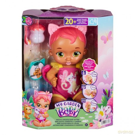 My Garden Baby Bobasek-Kotek Karmienie i drzemka lalka bobas różowe ubranko HHP29 HHP27