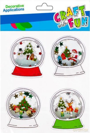 Naklejki Boże Narodzenie Eva Kula Craft with Fun 501364