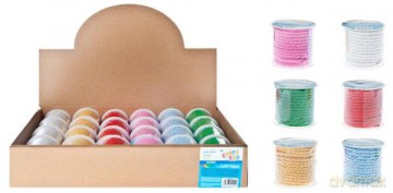 Ozdoba dekoracyjna Sznurek mix kolorów szpulka Craft with Fun 463854