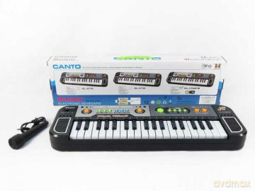 Pianinko organy z mikrofonem