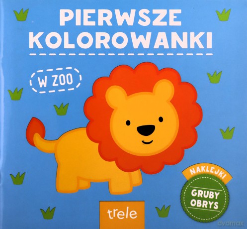 Pierwsze kolorowanki. W zoo. Wyd III