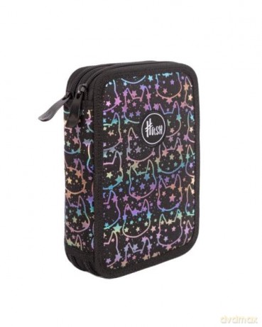 Piórnik podwójny bez wyposażenia Hash Holo Effect Neon Kitty AC2