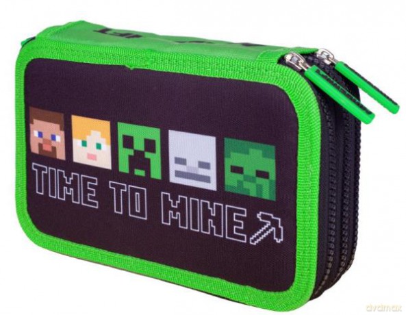 Piórnik potrójny bez wyposażenia Jumbo Minecraft Alex&Steven AC3