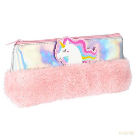 Piórnik saszetka pluszowa Unicorn