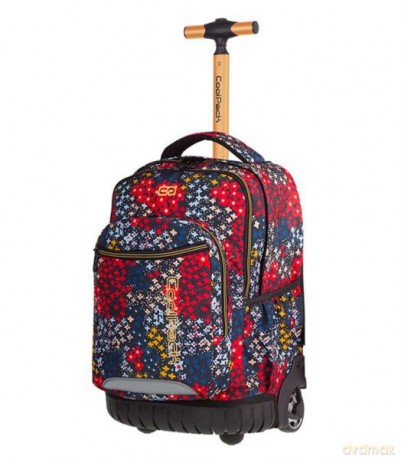 Plecak szkolny na kółkach Swift Summer Meadow A036