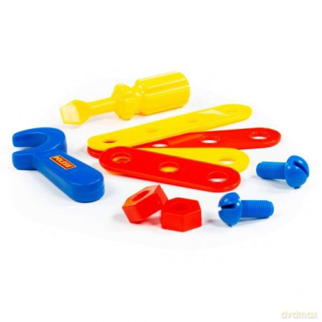Polesie 56054 Zestaw Mechanik 10 elementów w siatce