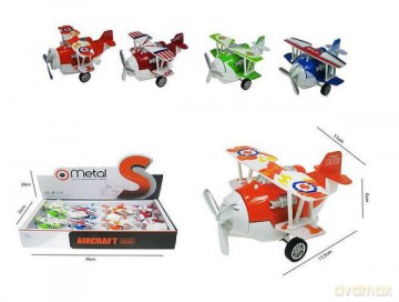 Samolot 11,5 cm z napędem ze światłem i dźwiękiem HX115 Hipo mix