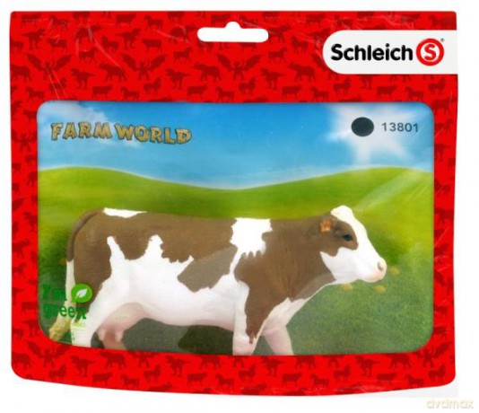 Schleich 13801S Krowa rasy simentalskiej Farm World Red [FIGURKA]