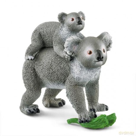 Schleich 42566 Mama koala z maluszkiem Wild Life [FIGURKA]