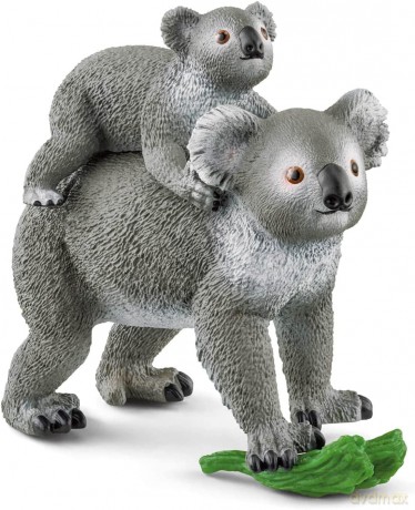 Schleich 42566 Mama koala z maluszkiem Wild Life [FIGURKA]
