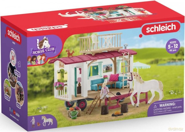 Schleich 42593 Przyczepa do tajnych spotkań klubowych Horse Club [FIGURKA]
