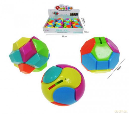 Skarbonka puzzle 3rodz H13074 Hipo mix