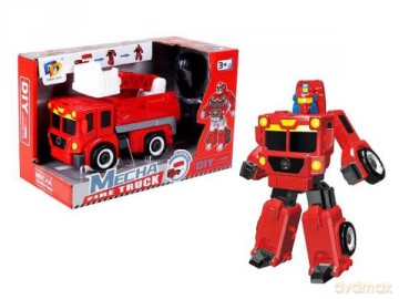 Straż Pożarna robot do skręcania transformujący BFIG8214
