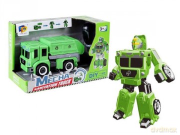 Śmieciarka 2w1 robot do skręcania transformujący BFIG3721