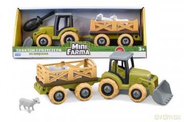 Traktor z przyczepą do skręcania 126215