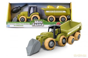 Traktor z przyczepą do skręcania 126222