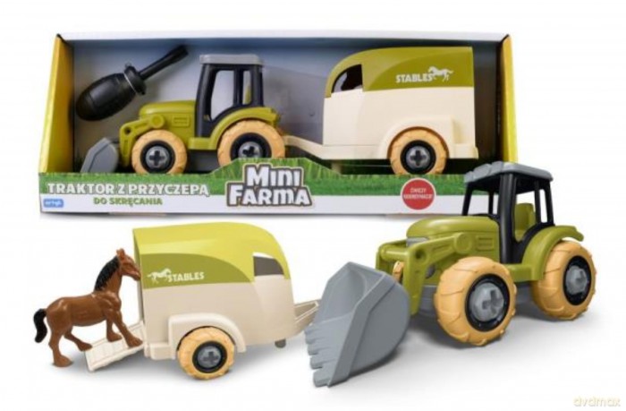 Traktor z przyczepą do skręcania 126239