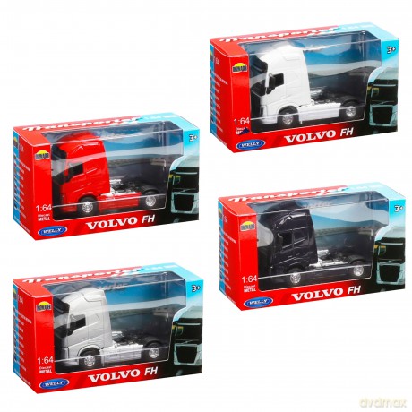 WELLY 1:64 Ciężarówka VOLVO FH mix