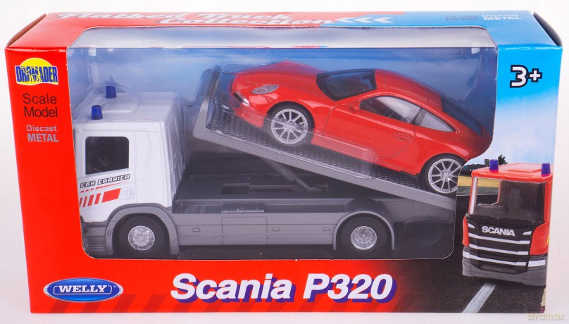 WELLY Ciężarówka Scania Welly 1:43 mix