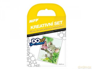 Zestaw kreatywny - diamentowa mozaika maxi mysz MFP 1042139